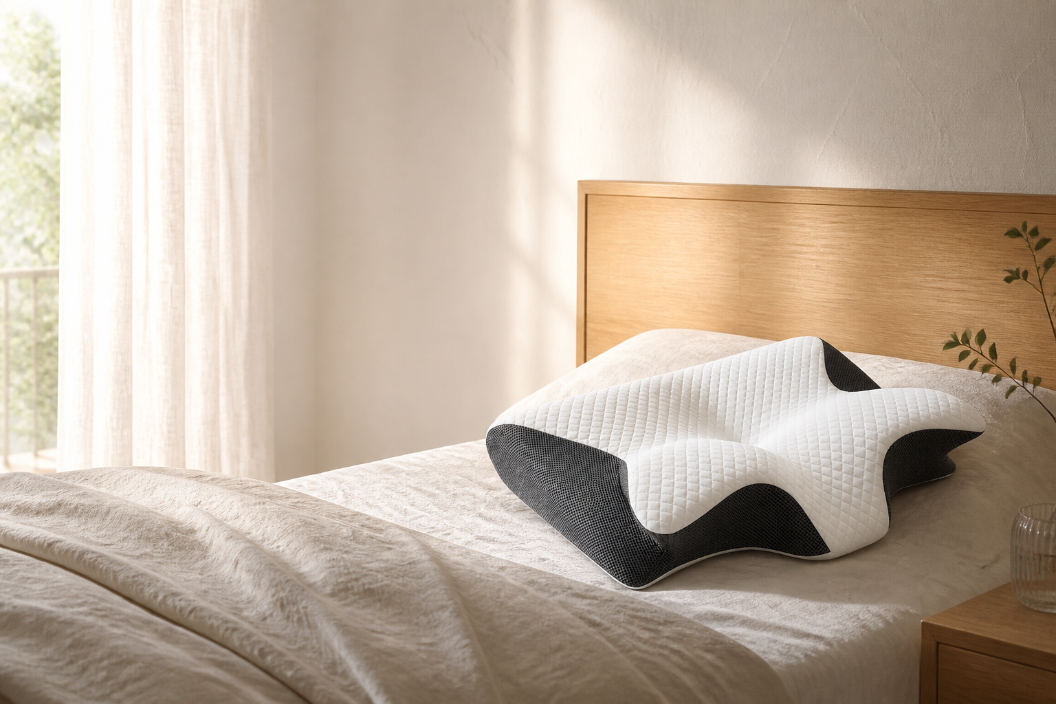 SOFMORA Align auf einem hellen Bett